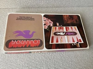 VTG Backgammon Selchow & Righter 1975 Board Game Wooden Pieces - Picture 1 of 12