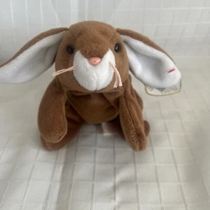 Ty Beanie Baby 1995 Ears the Rabbit - RARO - Errores de etiqueta #4018 - Imagen 1 de 11