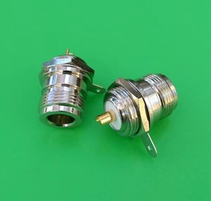 (1 PIEZA) N conector de soldadura mamparo hembra - vendedor de EE. UU. - Imagen 1 de 3