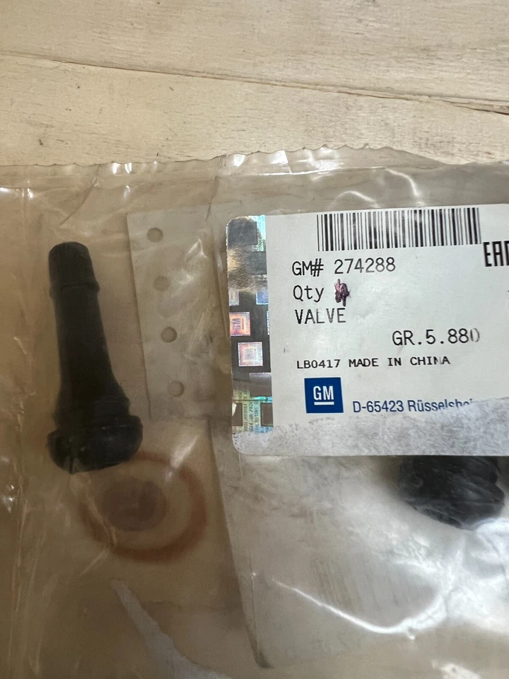274288 x4 Tyre Valve Stem for Chevrolet Sonic - Image 1 of 1