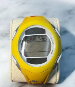 Disney Winnie the Pooh Digital Solar Power Watch Yellow Silicone Band Kids Rare - Picture 1 of 7