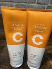 2 Avon Anew Vitamin C Warming Peel Exfoliant Full Size 3.4 Fl Oz Sealed