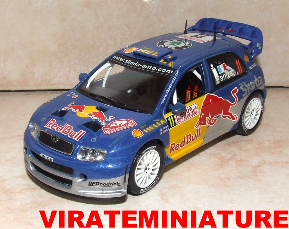 1 SKODA FABIA WRC 10° RALLYE MONTE CARLO 2006 GILLES PANIZZI IXO ALTAYA AU 1/43 - Photo 1/1