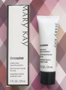 New In Box Mary Kay Matte Wear Foundation Beige 1 #038757 Combo / Oily Fast Ship - Picture 1 of 2