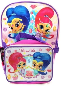 Zaino Shimmer and Shine 16" con borsa pranzo staccabile! Raro ritrovamento! Nuovo! - Foto 1 di 2