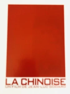 La Chinoise (Die Chinesen) Jean-Luc Godard Anne Wiazemsky Film Flyer B5 Poster - Bild 1 von 3