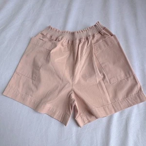 The Sunday Collective Weekend Paperbag Shorts in Blush 100% cotton 6-7y pull on - Picture 1 of 5