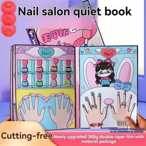 3D Design Creative Sticker Games Paper 3D Makeup Quiet Book Toddlers Learning - Picture 1 of 17