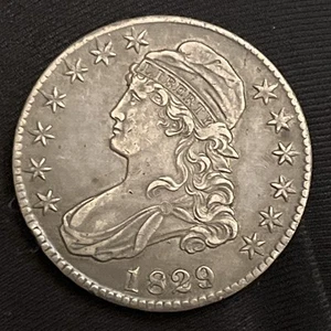 1829/7 CAPPED BUST 50C. XF Condition - Picture 1 of 4