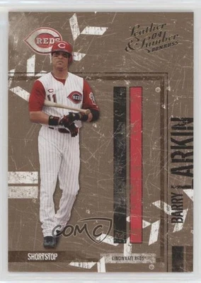 2004 Donruss Leather & Lumber Barry Larkin #41 HOF - Image 1 of 2