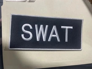 Sheriff SWAT 2 Embroidery patch 3x9'' hook on back Ranger green & multicam - Picture 1 of 3