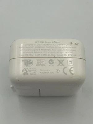 Apple 10W USB Power Adapter - iPad and iPhone Charger,Type A Wall Charger- A1357 - Image 1 of 4