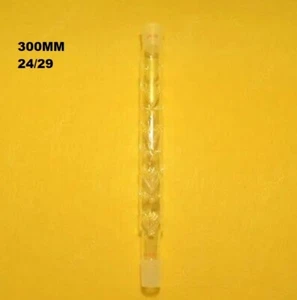 300MM 24/29 Lab Glass Vigreux Distilling Column Distillation Glass Tube - Picture 1 of 4