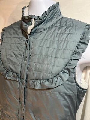 Colete Feminino TRUE CRAFT, Pequeno Puff Quill Azul Bebê - Imagem 1 de 4