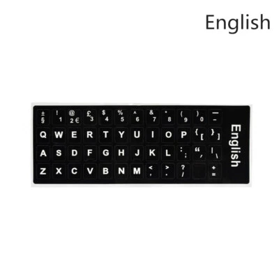 Russian, French, Korean, Japanese, Thai, Wubi, English Keyboard Stickers - Image 1 of 4