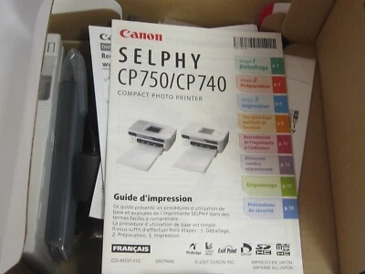 Canon SELPHY CP740 Digital LCD Photo Inkjet Printer NEW - Image 1 of 4