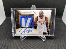 2013-14 Panini Immaculate KEVIN DURANT Premium Patch Auto /25 Game Used 1/1 OKC