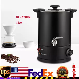 8L Commercial Coffee Urn Machine Maker Large Office Dispenser Brewer Hot Water - Picture 1 of 14