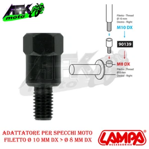 Adattatori per Specchi Specchietti da Moto Scooter Filetto Ø 10 mm dx>Ø 8 mm dx - Imagen 1 de 3