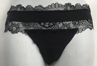 Ropa Interior La Perla Negra Slome Floral Encaje Ribete Drea Nueva Con Etiquetas Talla XS Foto 1 de 4