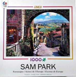 Tuscany Euroscapes Sam Park 1000 pc Jigsaw Puzzle 27" X 20" Ceaco 3374-03 - Picture 1 of 1