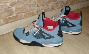 Nike Air Jordan 4 Flight Travis Scott Cactus Jack Retro Gr.43 UK 8,5 - 27 cm - Bild 1 von 6