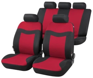 COPRISEDILI PER FORD GRAND C-MAX 13415 NERI ROSSI FODERE AUTO COMPATIBILI - Foto 1 di 9