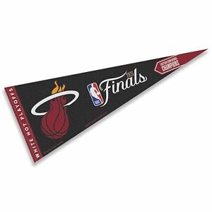 Miami Heat 2023 Finals Series Full Size Pennant Flag Banner
