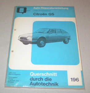 Manual De Reparación Original De Auto Citroën GS, GS Club - Imagen 1 de 1