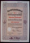Bayerische Landwirtschaftsbank 4 1/2% 1000 Reichsmark München 1923 unentwertet