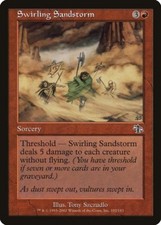 Swirling Sandstorm Judgment NM Red Common MAGIC THE GATHERING CARD ABUGames