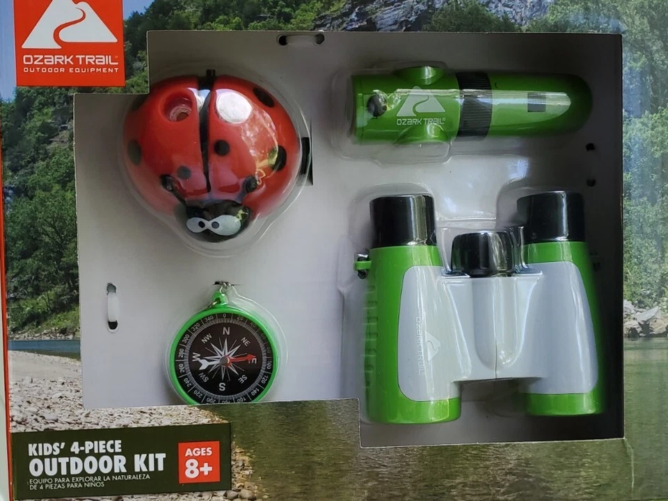 Ozark Trail детский 4 изделия леди жук открытый набор возрастов 8 +, совершенно новый!! - Изображение 1 из 1