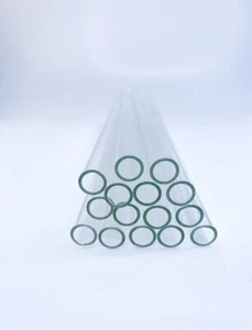4" Long (36) Pcs Glass Tubes 10mm OD 8mm ID Tubing 1mm Thick Wall - Picture 1 of 3