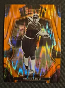 2023 Panini Select #154 Willie Kamm~ Orange Flash Prizms!! - Picture 1 of 2