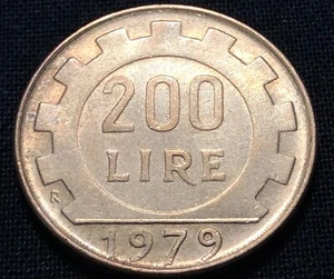 Italy 200 Lire 1979. World Coin. Combined Shipping Discounts! - Picture 1 of 4