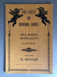 Ana Maria Moncalvo - Los cafes de Buenos Aires - 20 aguafuertes - Imagen 1 de 9