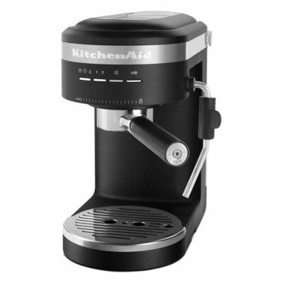 Cafetera espresso semiautomática KitchenAid | negra mate  Foto 1 de 4