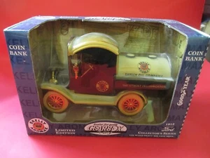 Gearbox 1912 Ford Skelly oil Tanker Diecast Coin Bank Truck 1:24 - Picture 1 of 1