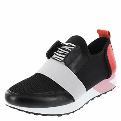 Zapatilla deportiva para mujer Brash negra roja blanca Cody multicolor, talla 7,5 Foto 1 de 4