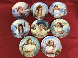 8-Bradford Collection Sandra Kuck Precious Angels Plates 7 1/2” dia. - Picture 1 of 12