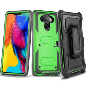 RUGGED FULL BODY TANK Belt Clip Holster Stand Phone Case Cover SCREEN PROTECTOR - Picture 1 of 96