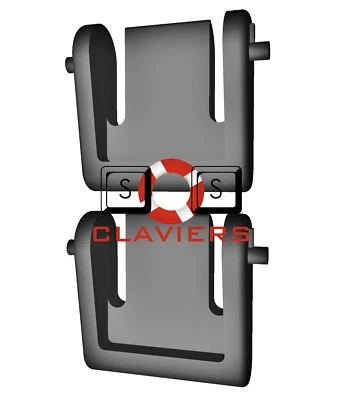 SteelSeries Apex M500 Keyboard Spare Replacement Tilt Leg Stand Foot Feet Set - Image 1 of 3