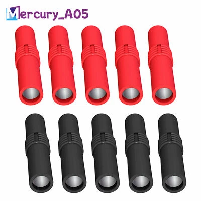 PEAKELECT Isolierte 4mm Bananenbuchse auf Klinkenbuchsen Adapter Kupplung