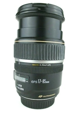 Canon 17-85mm Camera Lens F 4-5.6 EF-S Zoom Japan Ultrasonic Image stabilizer - Image 1 of 4