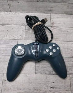 Saitek P220 Blue Wired USB 4-Position Digital Throttle PC Gamepad Controller - Picture 1 of 4