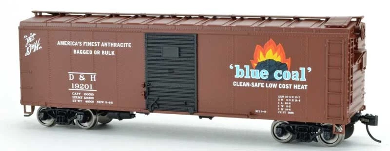 Bowser D&H "Carvão Azul" 40' Box Cars (Carro Sortido #'s) Novo Na Caixa RTR *FRETE GRÁTIS - Imagem 1 de 1