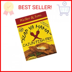 Slap Ya Mama Louisiana Style Cajun Fish Fry, No MSG and Kosher, 12 Ounce Box, Pa - Picture 1 of 2