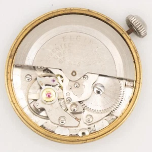 Vintage Elgin Caliber 855 17-Jewel Automatic Wristwatch Movement, Running - Picture 1 of 4