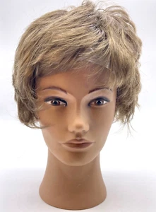 Raquel Welch Wig Hairpiece Short Shag Bob Shaded Honey Ginger Golden Highlights - Picture 1 of 20
