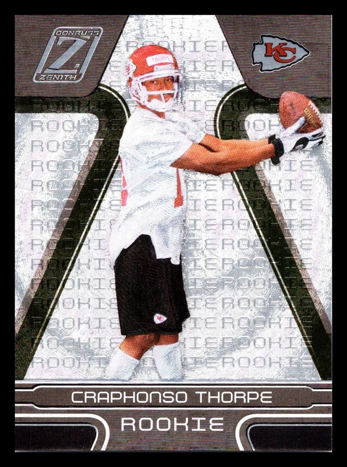 2005 Donruss Zenith /999 Craphonso Thorpe #112 Rookie RC - Image 1 of 2